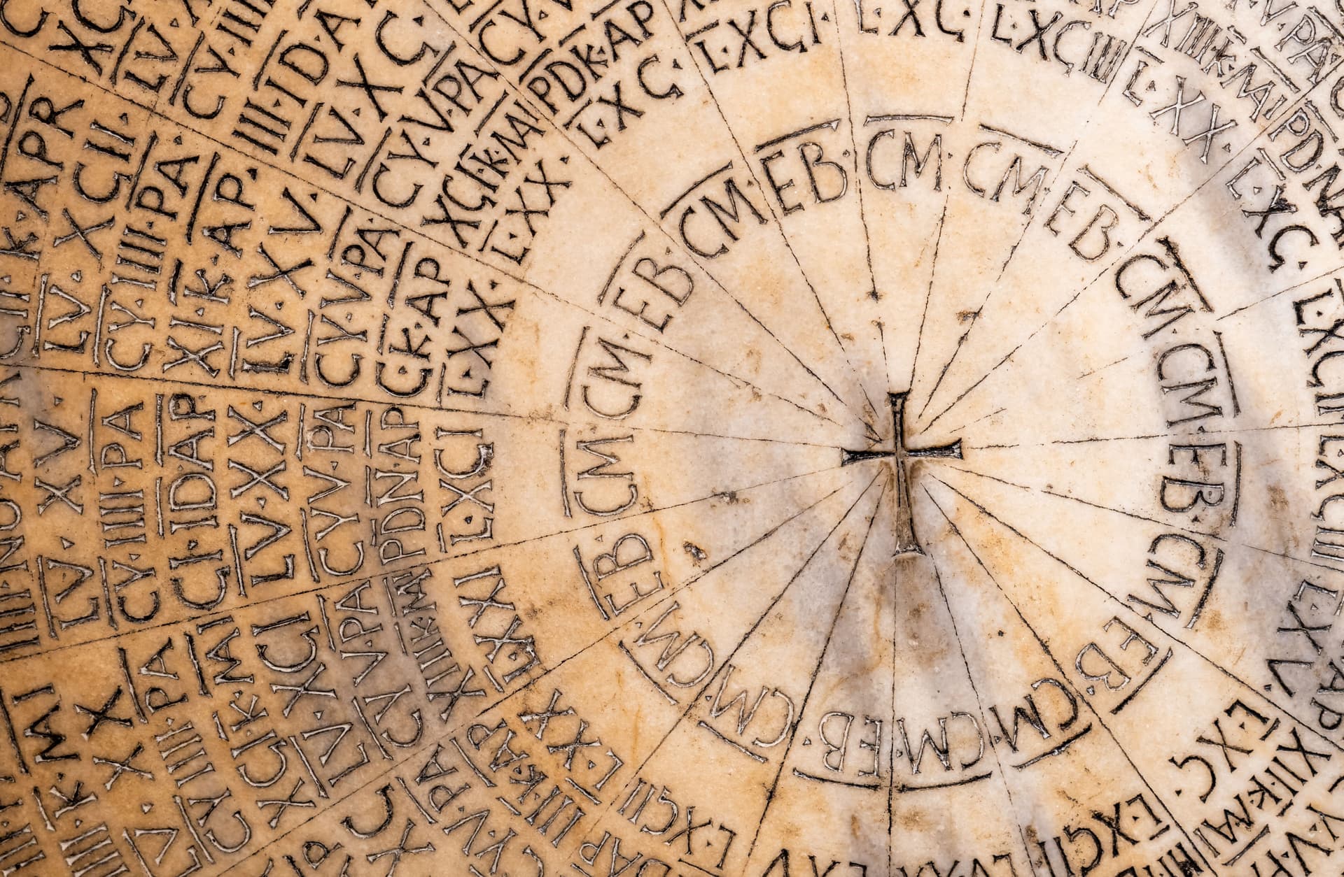 Ancient Roman calendar illustration